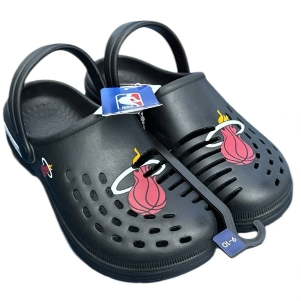 NEW! Miami Heat Men's Clogs Slides